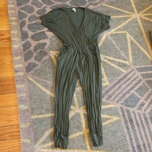 Olive Green Women's Jumpsuit